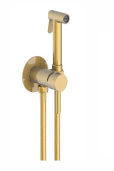 Μπιντέ Σετ Εντοιχισμού Universal Ζεστό Κρύο Gold Brushed