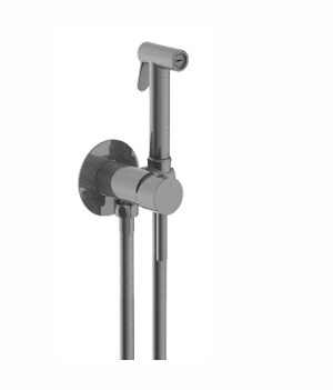 Μπιντέ Σετ Εντοιχισμού Universal Ζεστό Κρύο Gunmetal