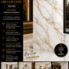 1000046119 (1) CALACATA ORO GRANDE 80X160 ΓΡΑΝΙΤΟΠΛΑΚΑΚΙ A Ποιότητας γυαλιστερό
