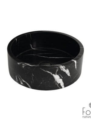 517-DC42-400 ΝΙΠΤΗΡΑΣ ΜΑΡΜΑΡΙΝΟΣ Φ42 H.14 FOSSIL MARQUINA NERO