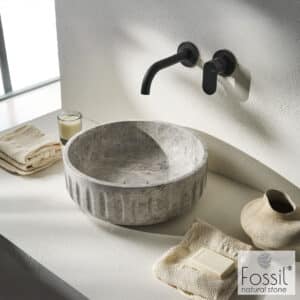 ΝΙΠΤΗΡΑΣ ΜΑΡΜΑΡΙΝΟΣ Φ39 H.14 FOSSIL TUNDRA GREY