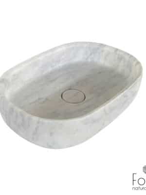 ΝΙΠΤΗΡΑΣ ΜΑΡΜΑΡΙΝΟΣ DUNE 55x38 H.14 FOSSIL CARRARA NUOVO