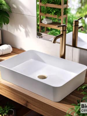 ΝΙΠΤΗΡΑΣ SENTO 54,5x37 BIANCO CERAMICA WHITE