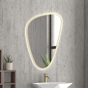 ΚΑΘΡΕΠΤΗΣ LED ELENA GOLD 68.3x95.6cm