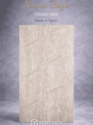 Nassau Beige Matt 60x120 Porcellanato Rettificato Δαπέδου-Τοίχου