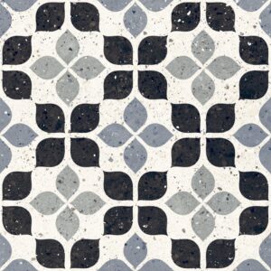 Frammenti Azzuro Fiore 20x20 Matt