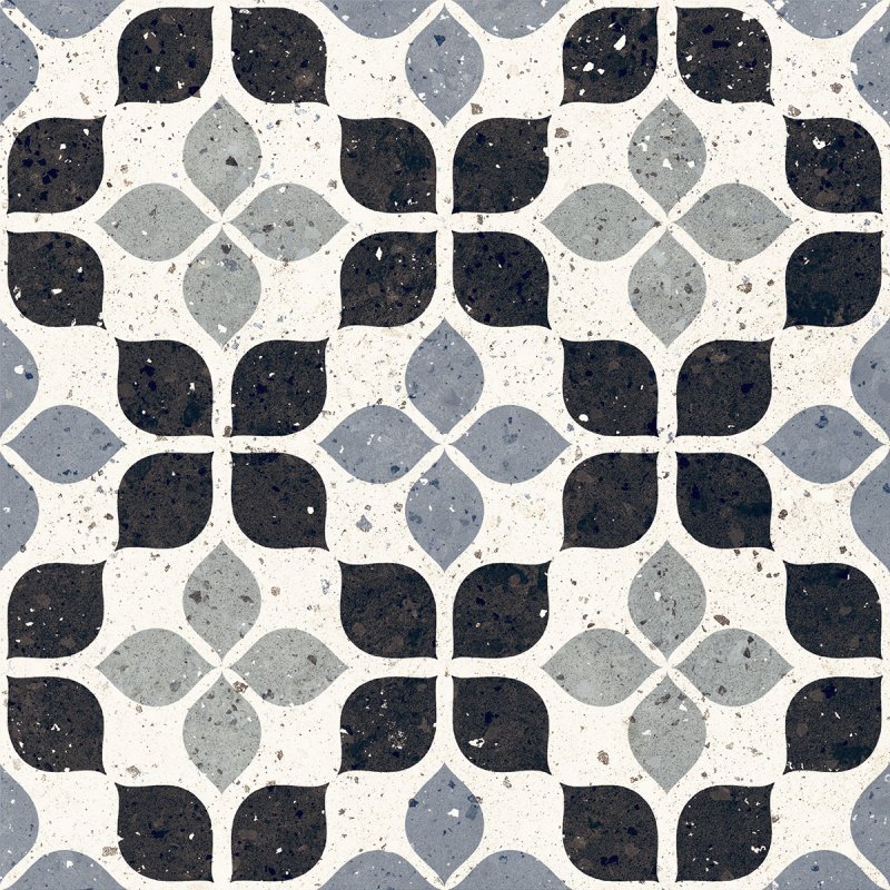 Frammenti Azzuro Fiore 20×20 Matt