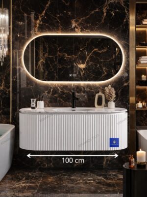 A-Slate ΕΠΙΠΛΟ ΜΠΑΝΙΟΥ 100cm ΛΕΥΚΟ