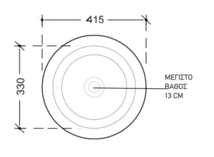 SFERA 41 ΜΑΥΡΟ ΜΑΤ ΝΙΠΤΗΡΑΣ ΕΠΙΤΡΑΠΕΖΙΟΣ