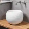 SFERA 41 WHITE GLOSSY ΓΥΑΛΙΣΤΕΡΟΣ ΝΙΠΤΗΡΑΣ ΕΠΙΤΡΑΠΕΖΙΟΣ