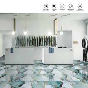 Falcon Aqua 60x120 Gloss/Γυαλιστερό Rettificato Γρανιτοπλακάκι Α' ποιότητας Δαπέδου PPSX