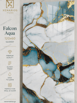Falcon Aqua 60x120 Gloss/Γυαλιστερό Rettificato Γρανιτοπλακάκι Α' ποιότητας Δαπέδου PPSX