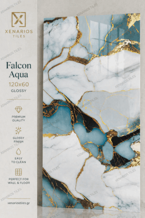 Falcon Aqua 60x120 Gloss/Γυαλιστερό Rettificato Γρανιτοπλακάκι Α' ποιότητας Δαπέδου PPSX