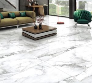 Curo Ice 60x120 Gloss/Γυαλιστερό Rettificato Γρανιτοπλακάκι Α' ποιότητας Δαπέδου PPSX