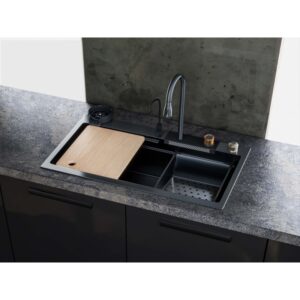 MULTI STAINLESS STEEL ΑΝΟΞΕΙΔΩΤΟΣ ΝΕΡΟΧΥΤΗΣ ΣΕ ΜΑΥΡΟ ΧΡΩΜΑ (SANITEC) 540801