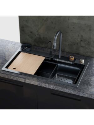 MULTI STAINLESS STEEL ΑΝΟΞΕΙΔΩΤΟΣ ΝΕΡΟΧΥΤΗΣ ΣΕ ΜΑΥΡΟ ΧΡΩΜΑ (SANITEC) 540801