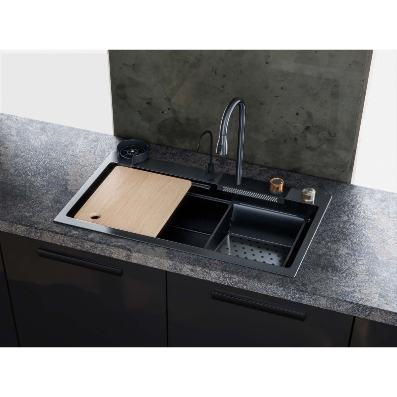 MULTI STAINLESS STEEL ΑΝΟΞΕΙΔΩΤΟΣ ΝΕΡΟΧΥΤΗΣ ΣΕ ΜΑΥΡΟ ΧΡΩΜΑ (SANITEC) 540801