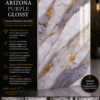 ARIZONA PURPLE 60x120 Γυαλιστερό Rettificato Γρανιτοπλακάκι Α' ποιότητας Δαπέδου PPSX