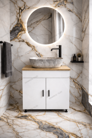 0463- PRIS Σύνθεση επίπλου μπάνιου 61Χ40