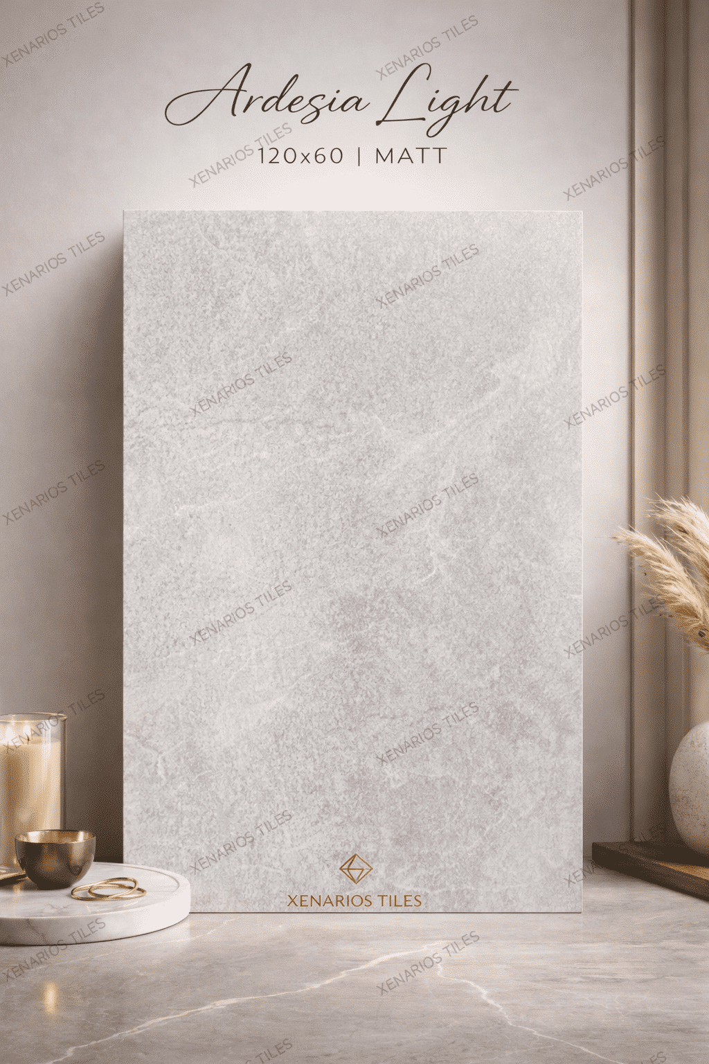 ARDESIA LIGHT 120X60 Πλακάκι Γρανίτης Α Ποιότητας Ματ Rettificato (Made in Spain)