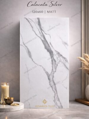 Calacatta Silver 120x60 Γρανίτης 'Α Ποιότητας Ματ Satin