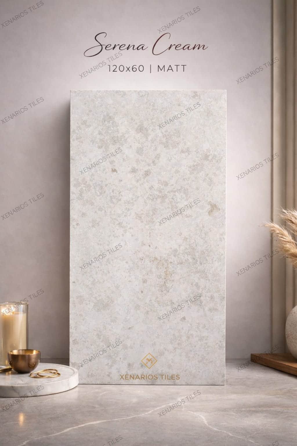 SERENA CREMA 120X60 Πλακάκι Γρανίτης Α Ποιότητας Ματ Rettificato (Made in Spain)