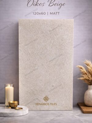 OIKOS BEIGE 120X60 Πλακάκι Γρανίτης Α Ποιότητας Ματ Rettificato (Made in Spain)