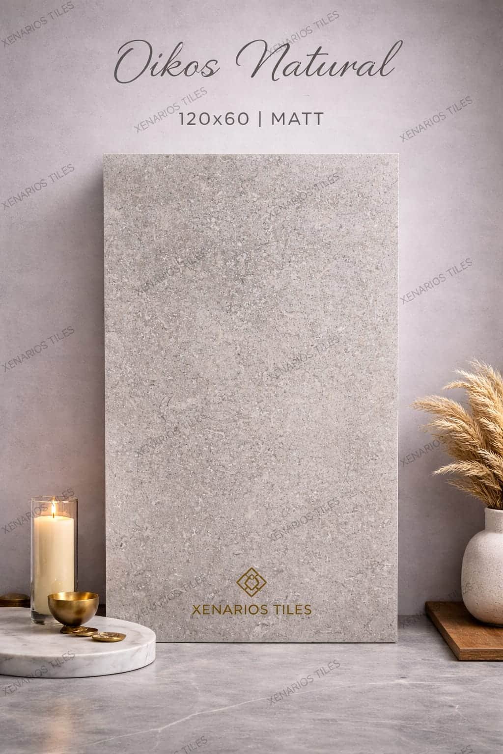 OIKOS NATURAL 120X60 Πλακάκι Γρανίτης Α Ποιότητας Ματ Rettificato (Made in Spain)