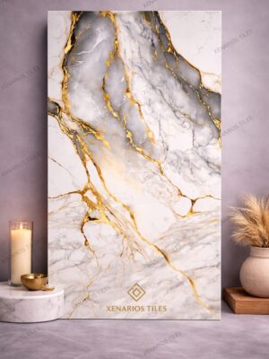 CROWN GOLD 60x120 Γυαλιστερό Rettificato Γρανιτοπλακάκι Α' ποιότητας Δαπέδου PPSX