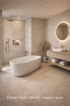 GLOVER IVORY 120X60 Πλακάκι Γρανίτης Α Ποιότητας Ματ Rettificato (Made in Spain)
