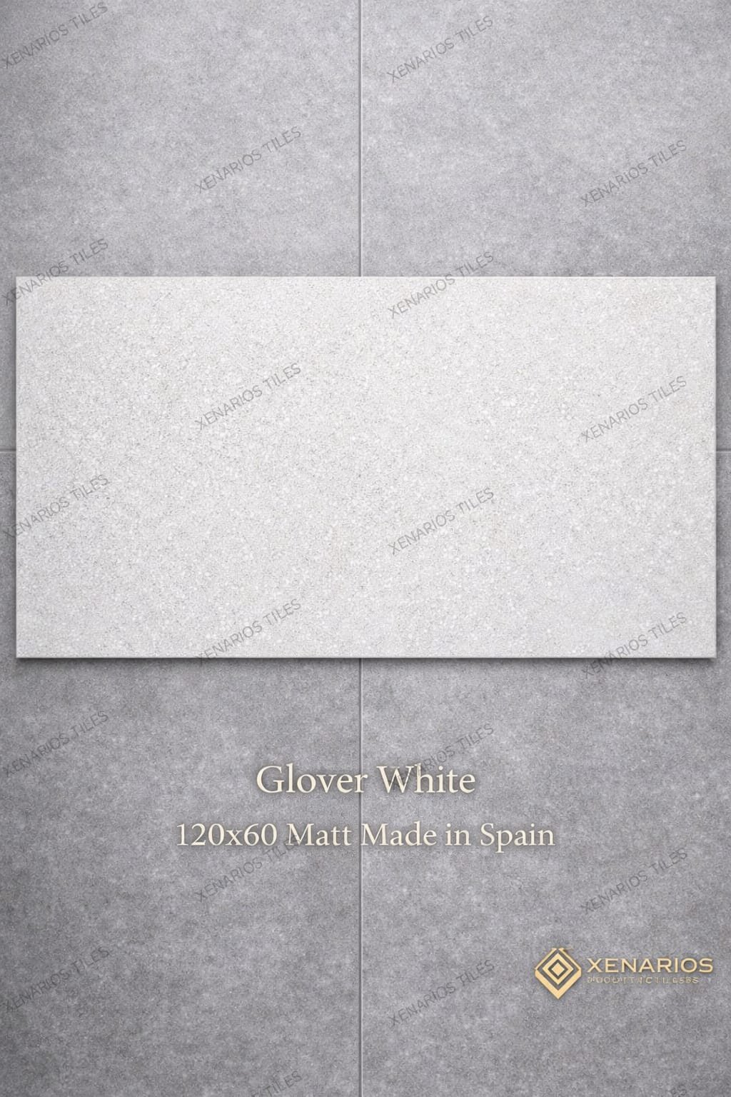 GLOVER WHITE 120X60 Πλακάκι Γρανίτης Α Ποιότητας Ματ Rettificato (Made in Spain)
