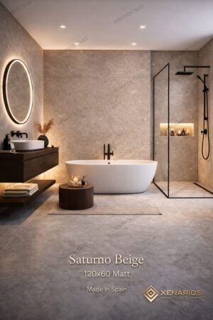 SATURNO BEIGE 120X60 Πλακάκι Γρανίτης Α Ποιότητας Ματ Rettificato (Made in Spain)