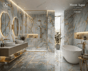 MOON AQUA 60x120 Γυαλιστερό Rettificato Γρανιτοπλακάκι Α' ποιότητας Δαπέδου PPSX