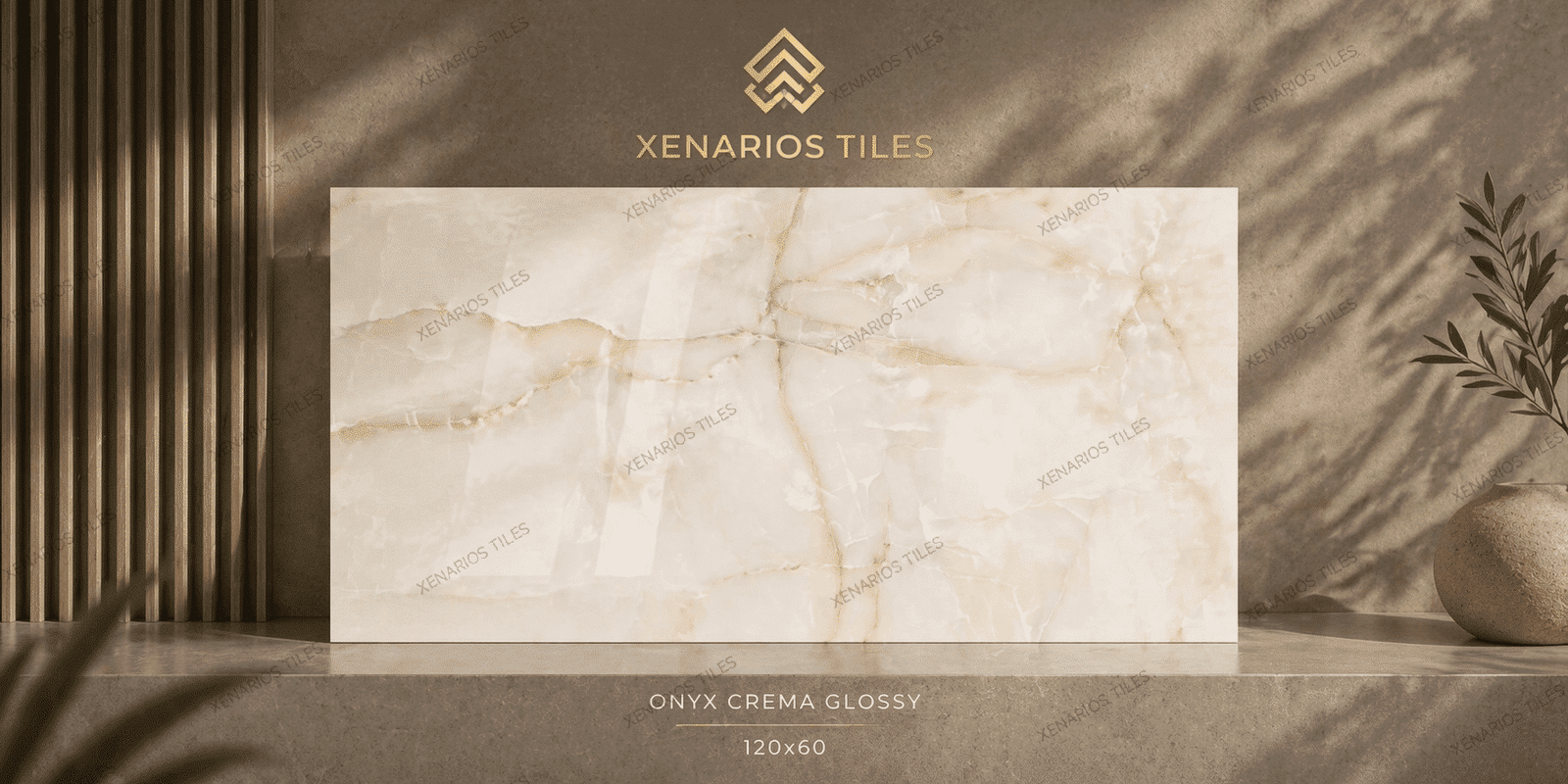 Onyx Crema Glossy 120×60