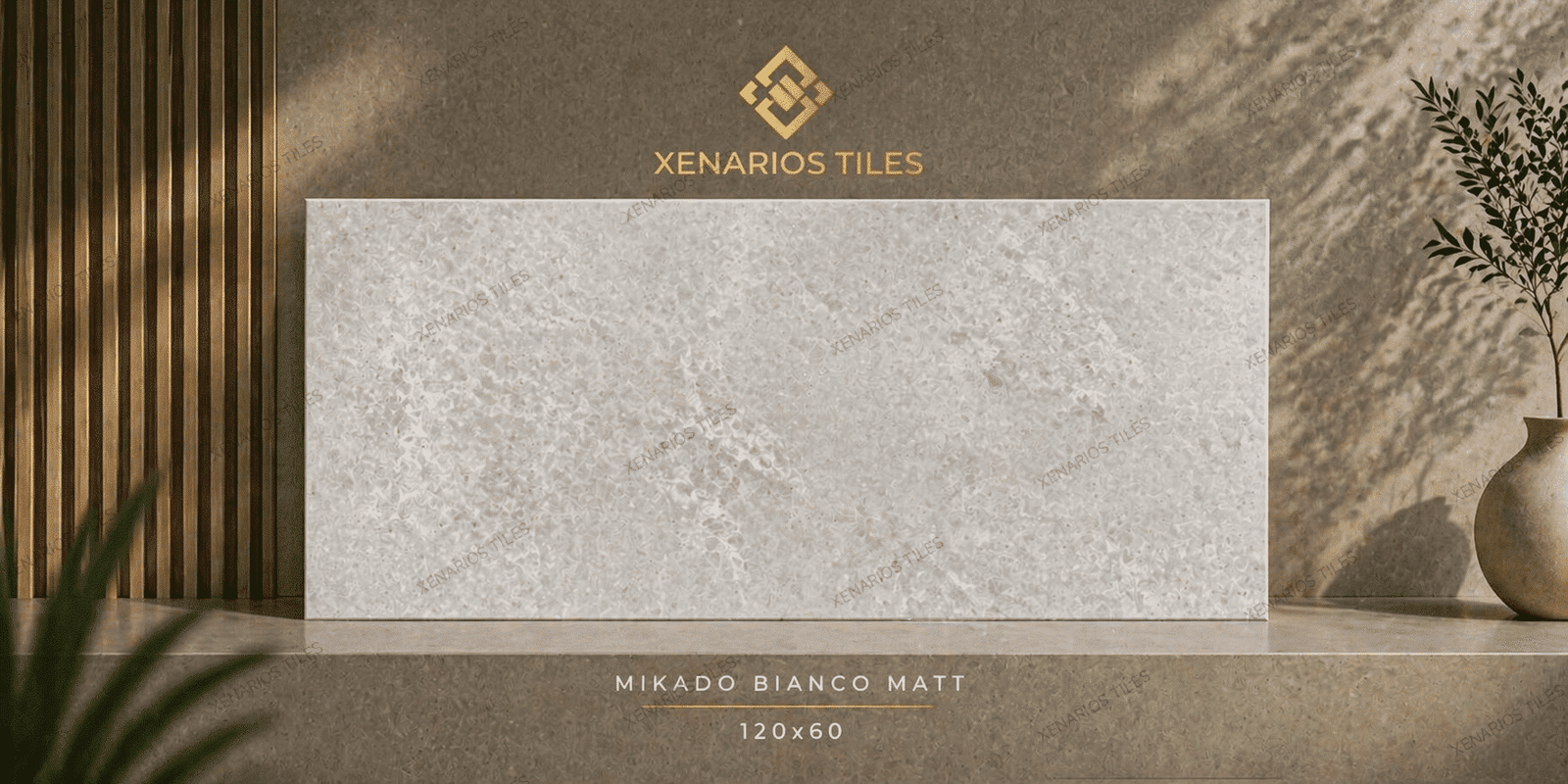 MIKADO BIANCO MATT 120×60