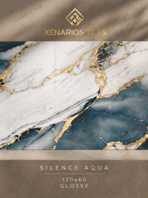 SILENCE AQUA 60x120 Γυαλιστερό Rettificato Γρανιτοπλακάκι Α' ποιότητας Δαπέδου PPSX
