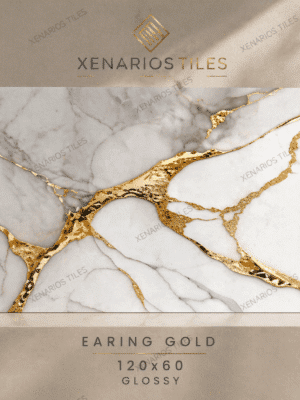 EARRING GOLD 60x120 Γυαλιστερό Rettificato Γρανιτοπλακάκι Α' ποιότητας Δαπέδου PPSX