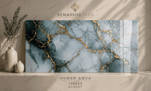 HOMER AQUA 60x120 Γυαλιστερό Rettificato Γρανιτοπλακάκι Α' ποιότητας Δαπέδου PPSX