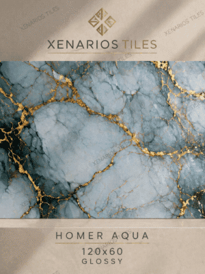 HOMER AQUA 60x120 Γυαλιστερό Rettificato Γρανιτοπλακάκι Α' ποιότητας Δαπέδου PPSX