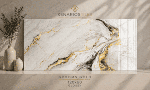 GROOMS GOLD 60x120 Γυαλιστερό Rettificato Γρανιτοπλακάκι Α' ποιότητας Δαπέδου PPSX
