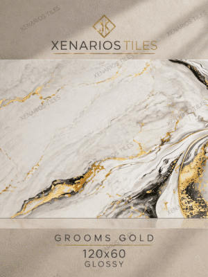 GROOMS GOLD 60x120 Γυαλιστερό Rettificato Γρανιτοπλακάκι Α' ποιότητας Δαπέδου PPSX
