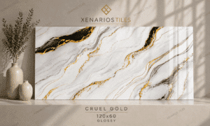 CRUEL GOLD 60x120 Γυαλιστερό Rettificato Γρανιτοπλακάκι Α' ποιότητας Δαπέδου PPSX