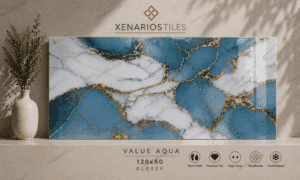 VALUE AQUA 60x120 Γυαλιστερό Rettificato Γρανιτοπλακάκι Α' ποιότητας Δαπέδου PPSX