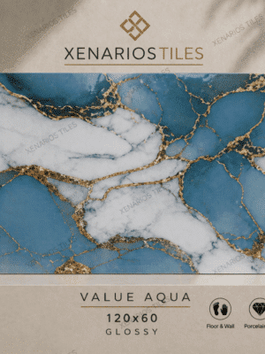 VALUE AQUA 60x120 Γυαλιστερό Rettificato Γρανιτοπλακάκι Α' ποιότητας Δαπέδου PPSX