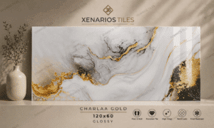 CHARLAA GOLD 60x120 Γυαλιστερό Rettificato Γρανιτοπλακάκι Α' ποιότητας Δαπέδου PPSX