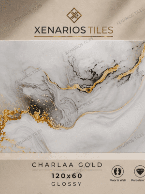 CHARLAA GOLD 60x120 Γυαλιστερό Rettificato Γρανιτοπλακάκι Α' ποιότητας Δαπέδου PPSX
