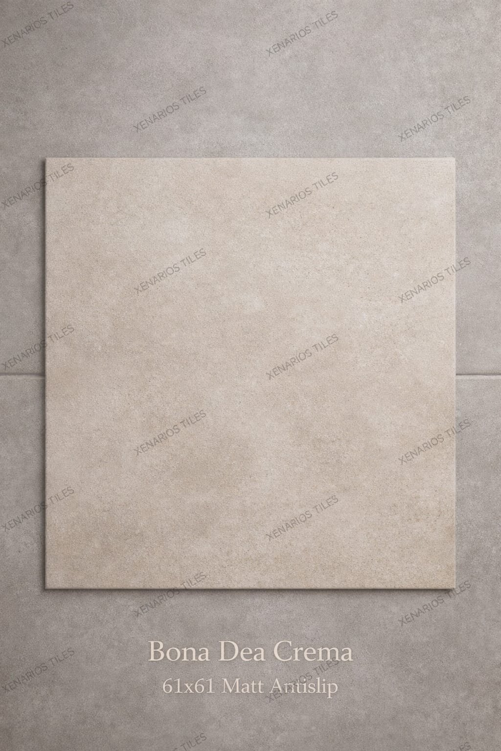 BONA DEA CREMA 61X61 ΓΡΑΝΙΤΗΣ Α ΠΟΙΟΤΗΤΑΣ ΜΑΤΤ ANTISLIP