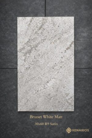 BRUNET WHITE 30X60 MATT R9 SATIN ΓΡΑΝΙΤΗΣ Α ΠΟΙΟΤΗΤΑΣ PPSX