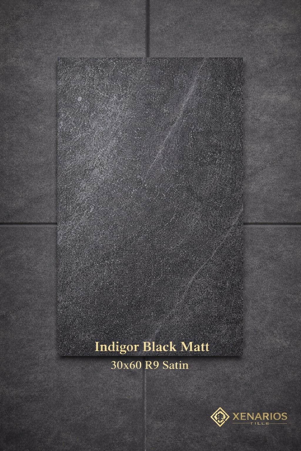 INDIGOR BLACK 30X60 MATT R9 SATIN ΓΡΑΝΙΤΗΣ Α ΠΟΙΟΤΗΤΑΣ PPSX