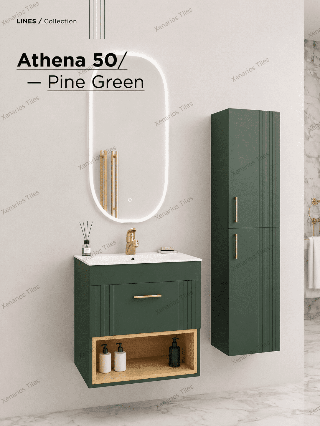 ATHENA 50 PINE GREEN MATT